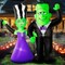 Halloween Inflatables - 7FT Ghost Couple with Built-in LED Lights
